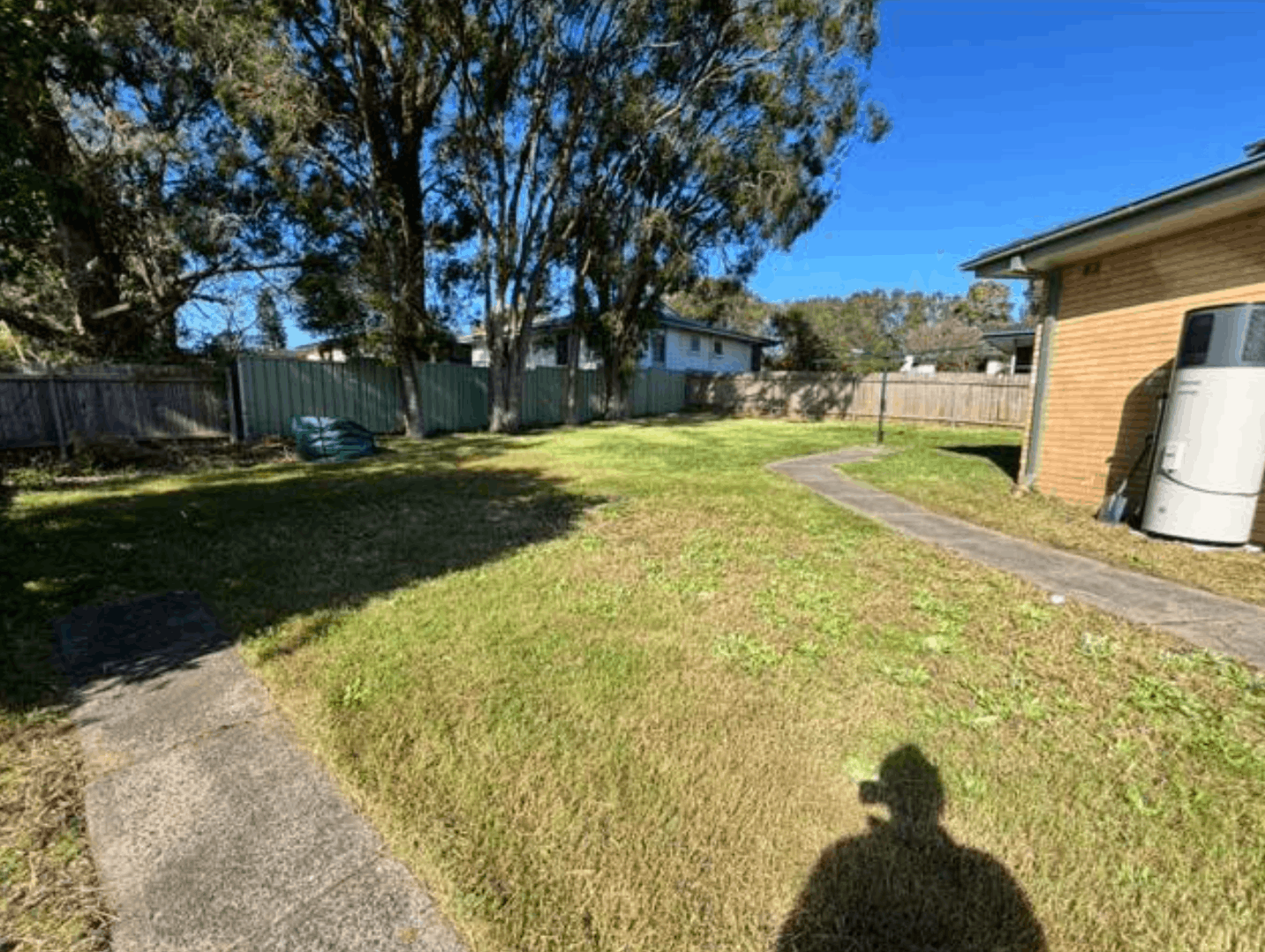 Front yard lawn mown and tidied in a Hunter Valley street